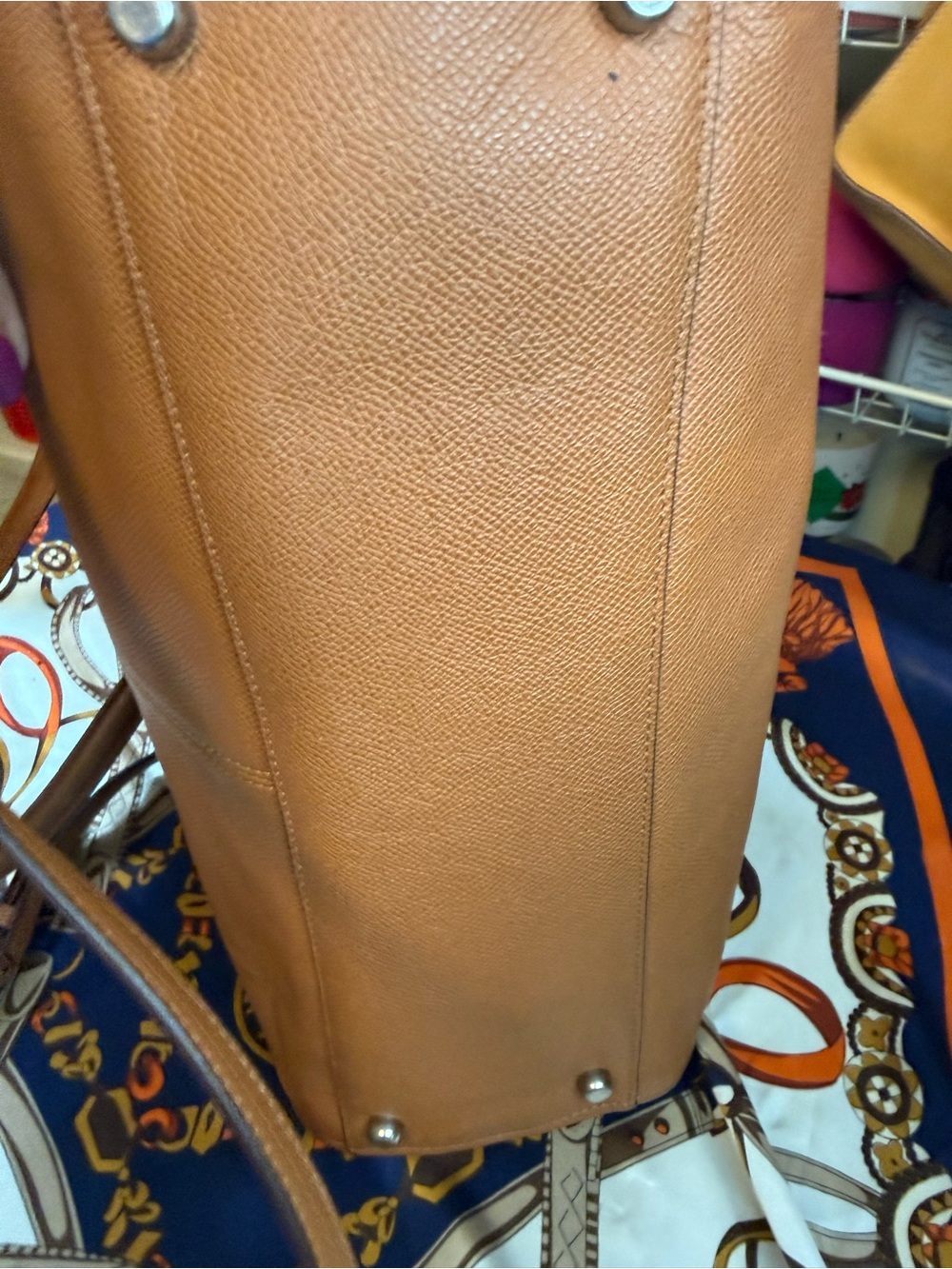 Coach Stanton Carryall Pebbled Leather Shoulder With Crossbody Strap - Picture 10 of 16